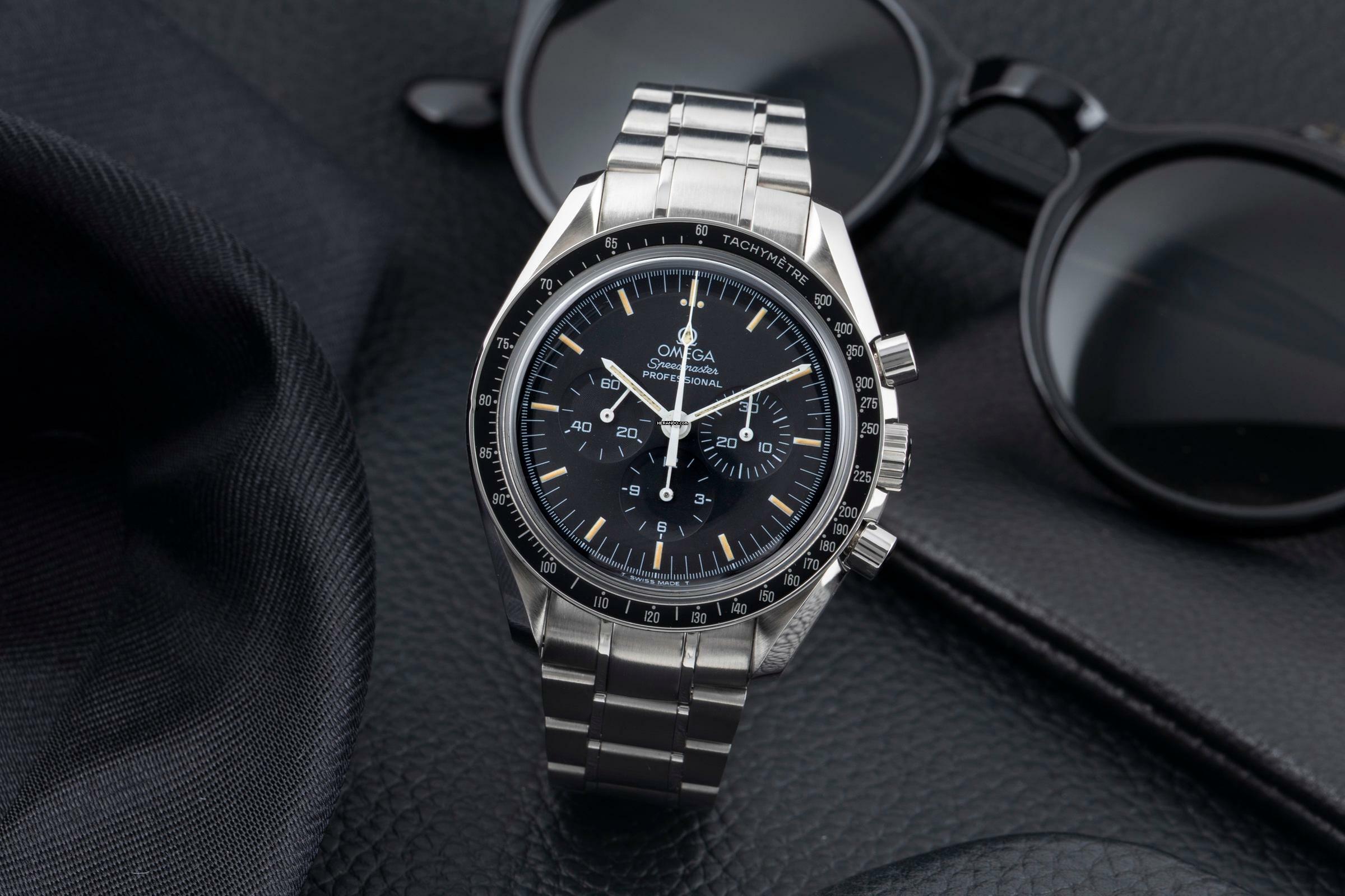 Thumbnail von Omega Speedmaster Professional Moonwatch Handaufzug Stahl Herren Ref. 3570.50.00 Papers