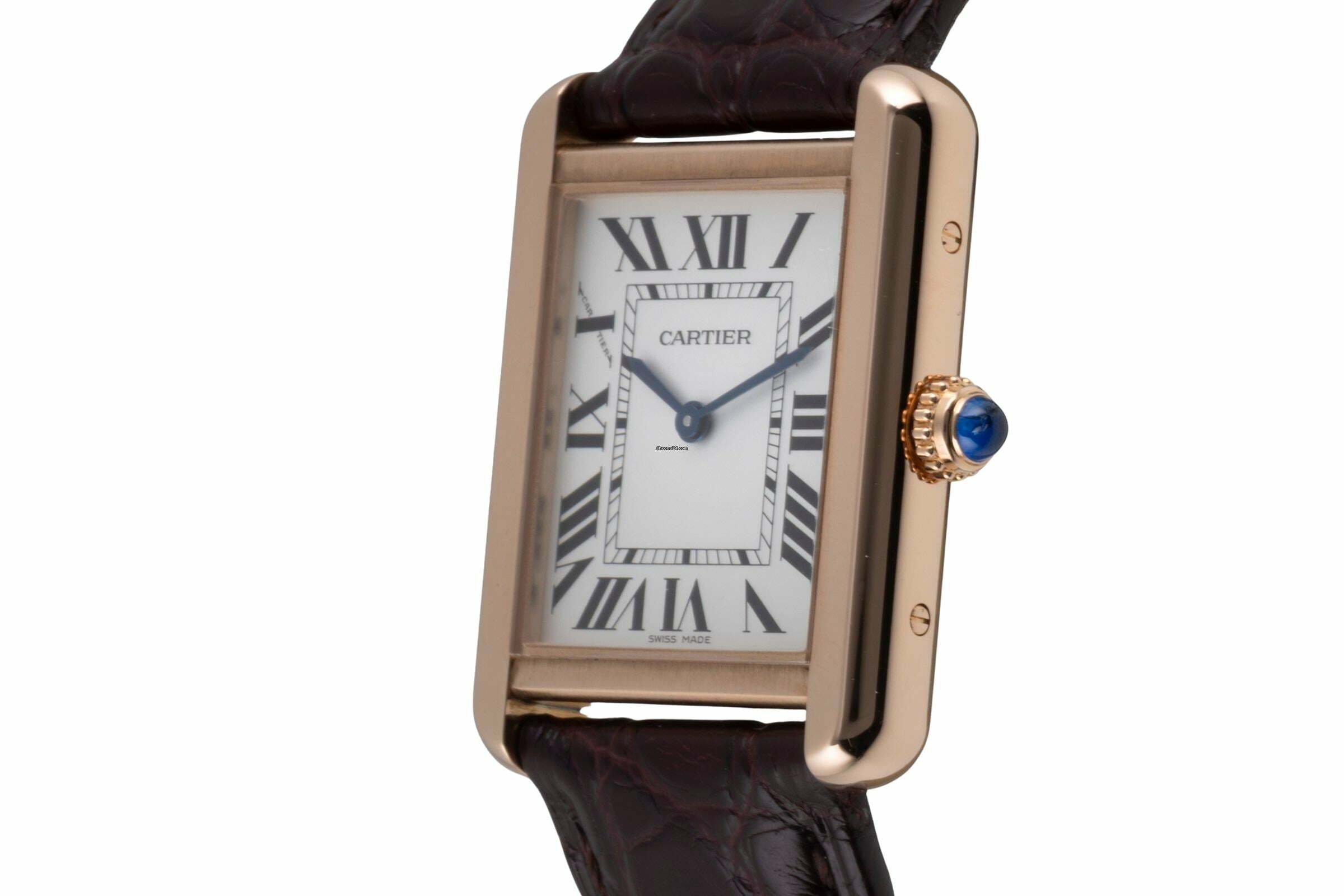 Thumbnail von Cartier Tank Solo 18k (0,750) Rotgold / Stahl Quarz Ref. W5200024 B&P 2018