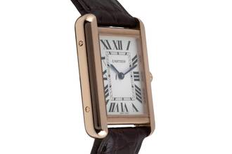 Thumbnail von Cartier Tank Solo 18k (0,750) Rotgold / Stahl Quarz Ref. W5200024 B&P 2018