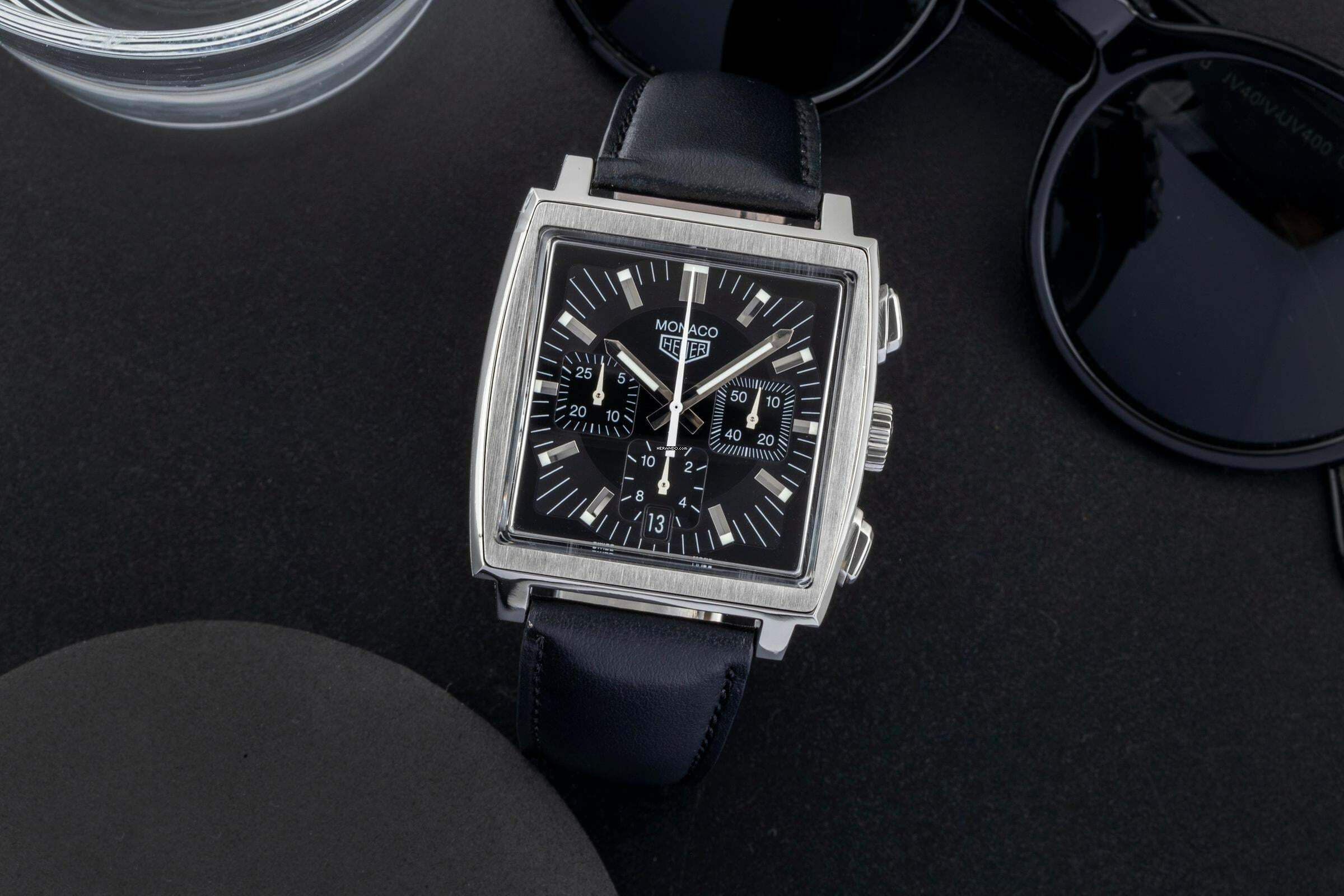 Thumbnail von TAG Heuer Monaco Chronograph Stahl Automatik Herrenuhr Ref. CS2111.FC8119