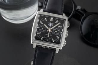 Thumbnail von TAG Heuer Monaco Chronograph Stahl Automatik Herrenuhr Ref. CS2111.FC8119