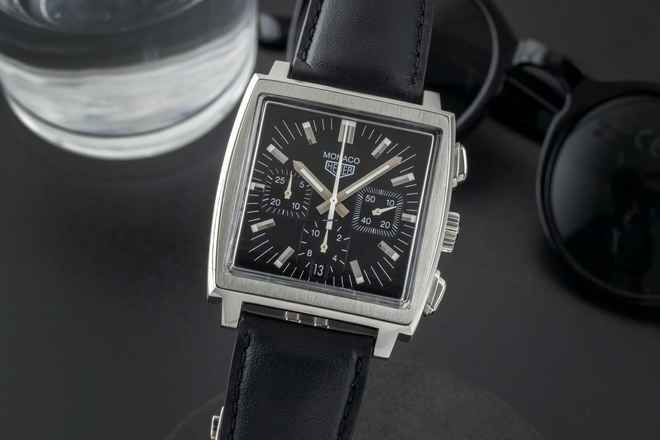  TAG Heuer Monaco Chronograph Stahl Automatik Herrenuhr Ref. CS2111.FC8119 