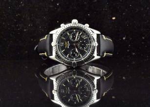 Thumbnail von Breitling Chrono Cockpit A30012 A30012 Black Dial Automatik - Vintage 1996