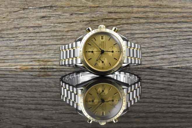  Omega Speedmaster Date 39 Automatik TOP VINTAGE Steel / Gold 