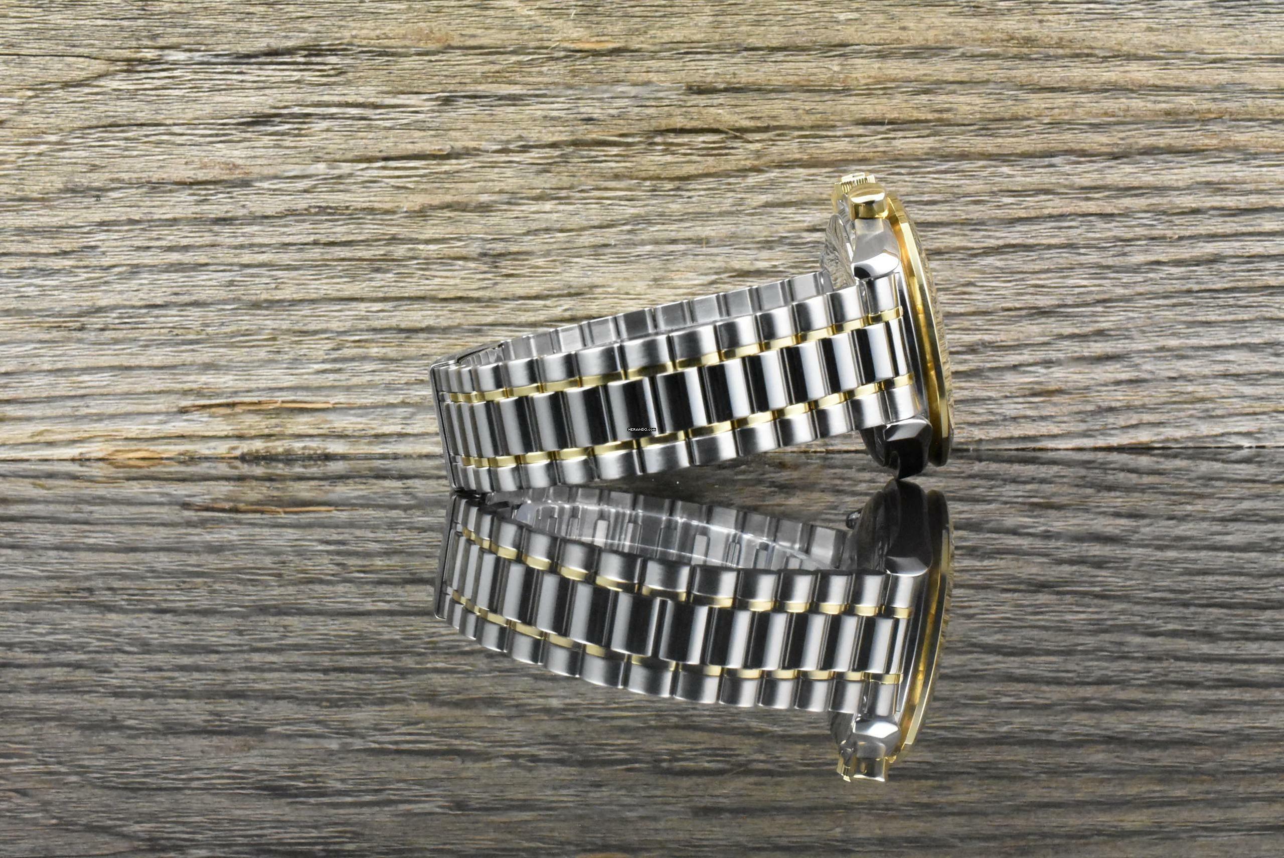 Thumbnail von Omega Speedmaster Date 39 Automatik TOP VINTAGE Steel / Gold