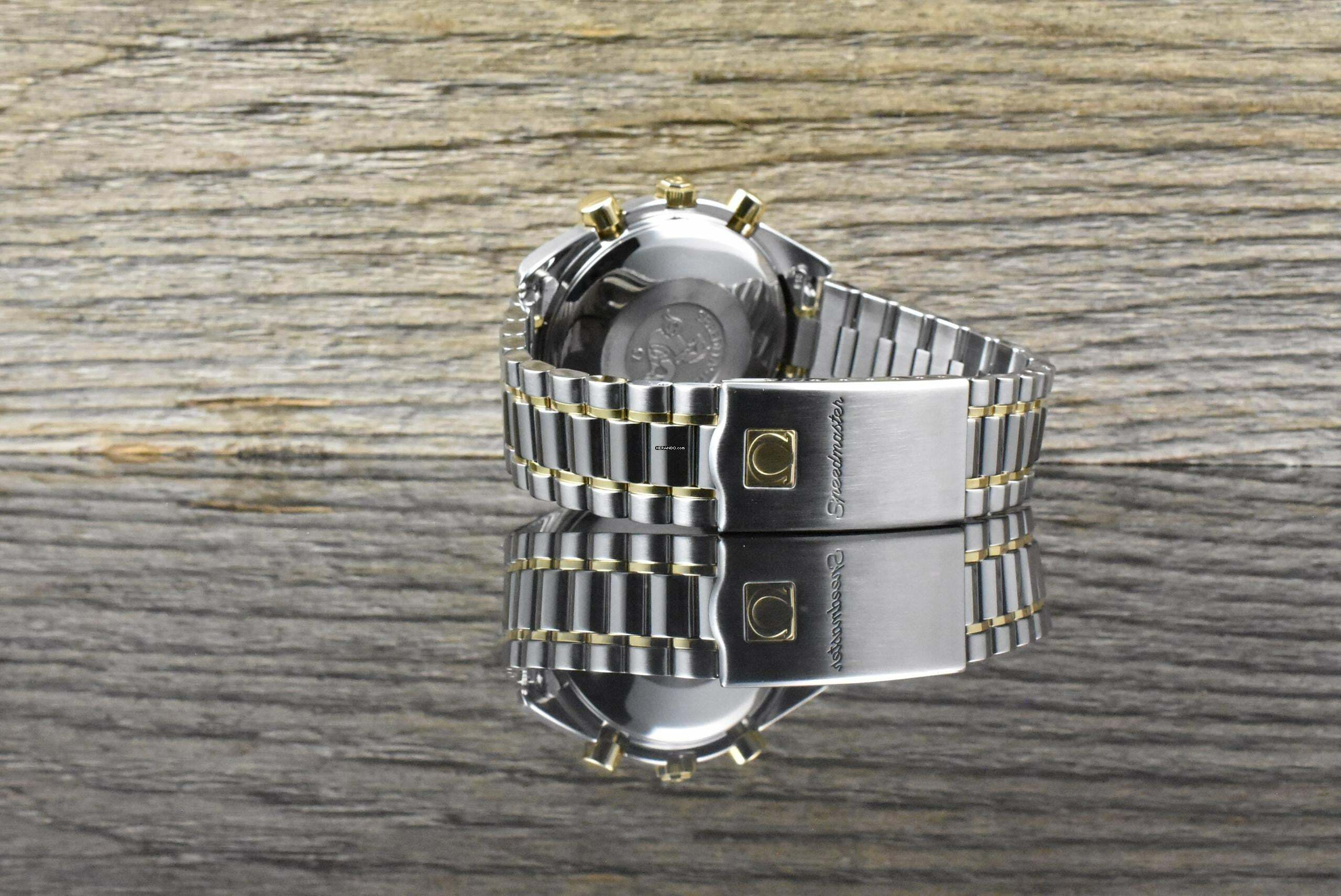 Thumbnail von Omega Speedmaster Date 39 Automatik TOP VINTAGE Steel / Gold