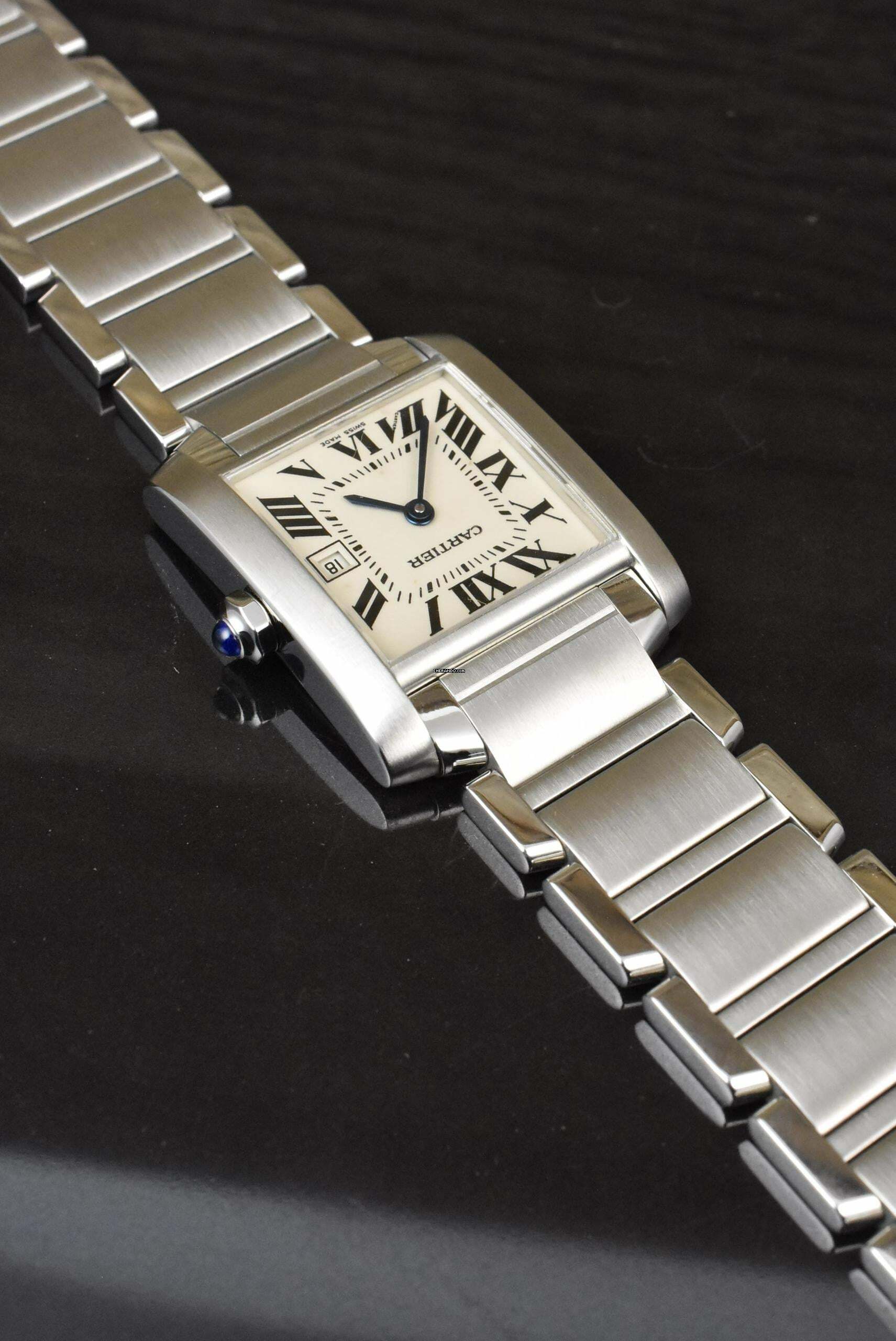 Thumbnail von Cartier Tank Française Quarz 2465 Medium / Mide Size