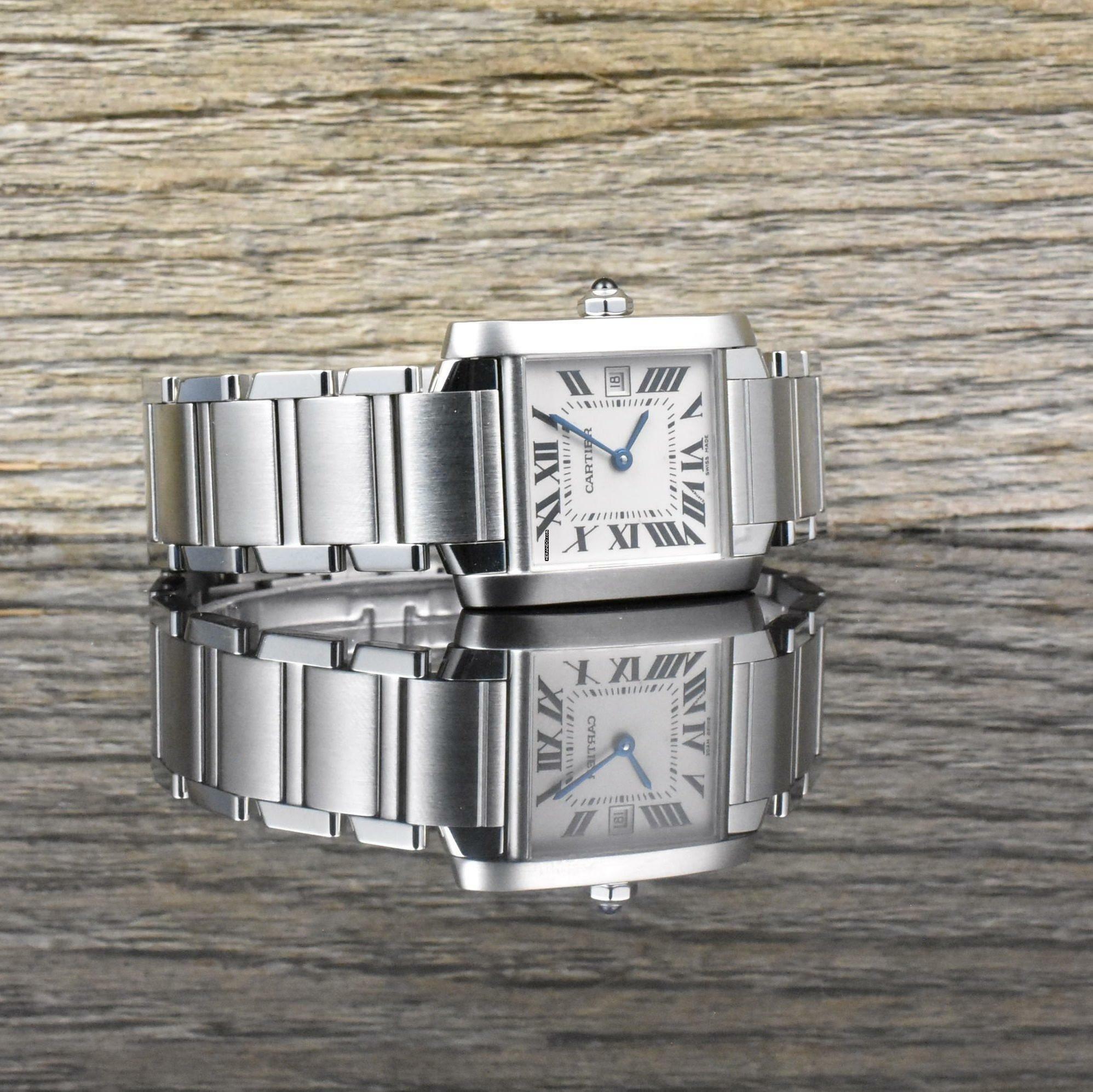 Thumbnail von Cartier Tank Française Quarz 2465 Medium / Mide Size