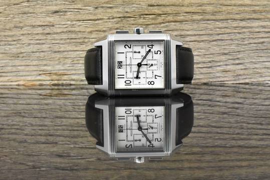  Jaeger-LeCoultre Reverso Squadra Chronograph GMT Ref. Q7018620 Automatik Calibre 754 Zertifikat 2011 