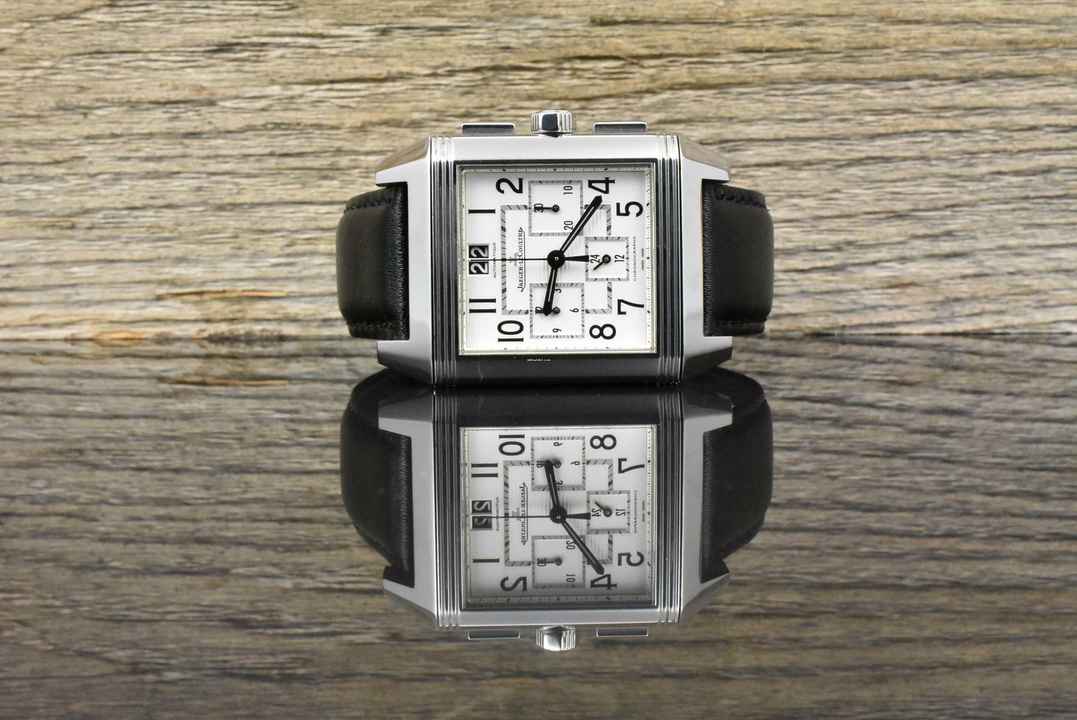  Jaeger-LeCoultre Reverso Squadra Chronograph GMT Ref. Q7018620 Automatik Calibre 754 Zertifikat 2011 