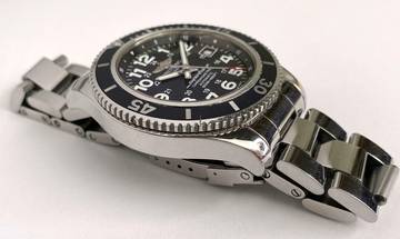 Thumbnail von Breitling Superocean II a17365C9 Full Set Black Dial Box Papers a17365C9