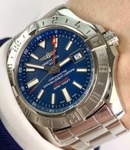 Thumbnail von Breitling Avenger II GMT a3239011 Full Set Blue Dial Box Papers a3239011