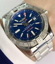 Thumbnail von Breitling Avenger II GMT a3239011 Full Set Blue Dial Box Papers a3239011