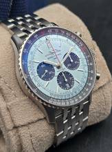 Thumbnail von Breitling Navitimer 1 B01 Chronograph 43mm AB0138241C1A1 'Ice Blue' dial Steel bracelet Very Good Full Set 6-2024 (warranty until 2032)