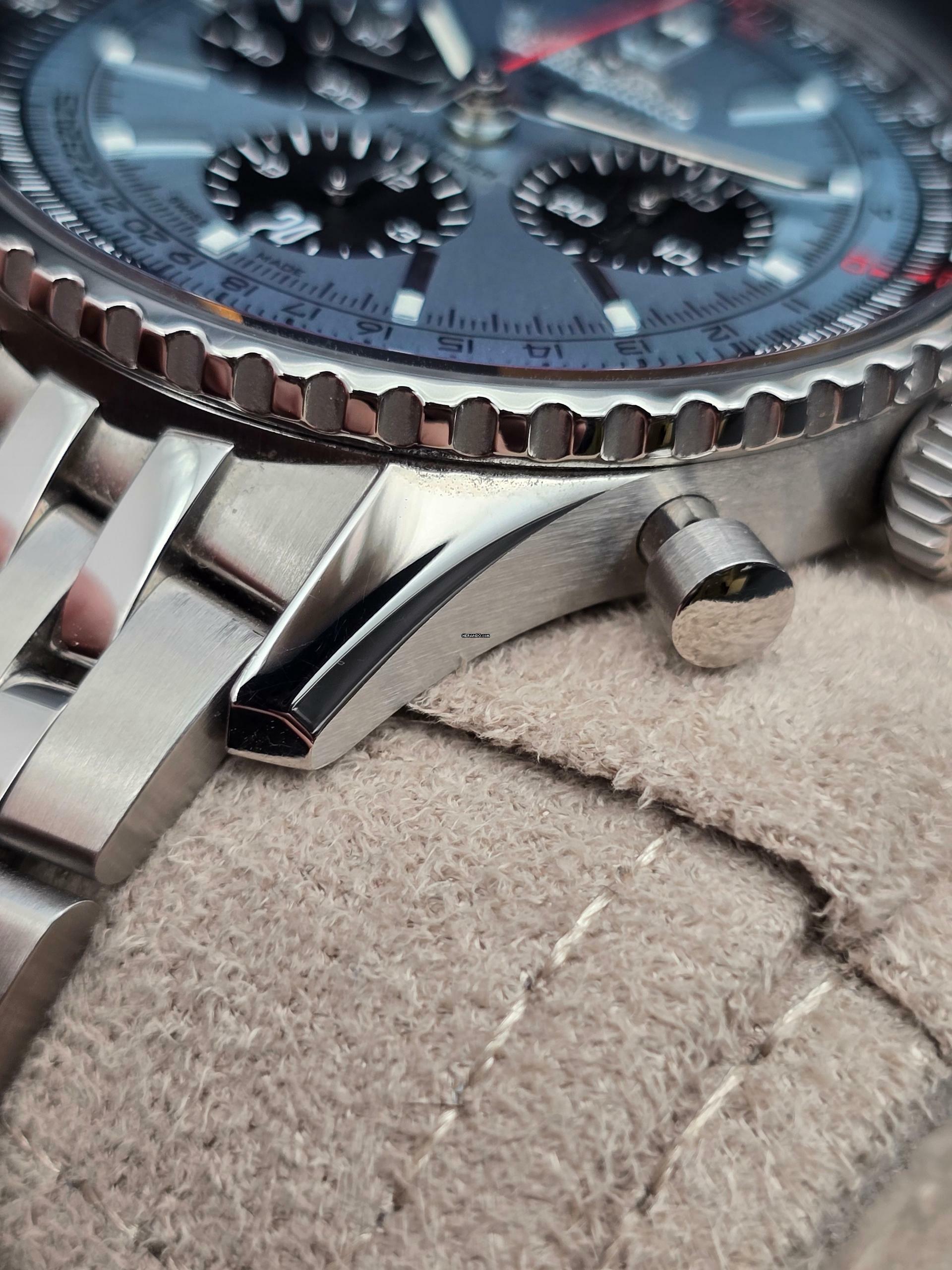 Thumbnail von Breitling Navitimer 1 B01 Chronograph 43mm AB0138241C1A1 'Ice Blue' dial Steel bracelet Very Good Full Set 6-2024 (warranty until 2032)