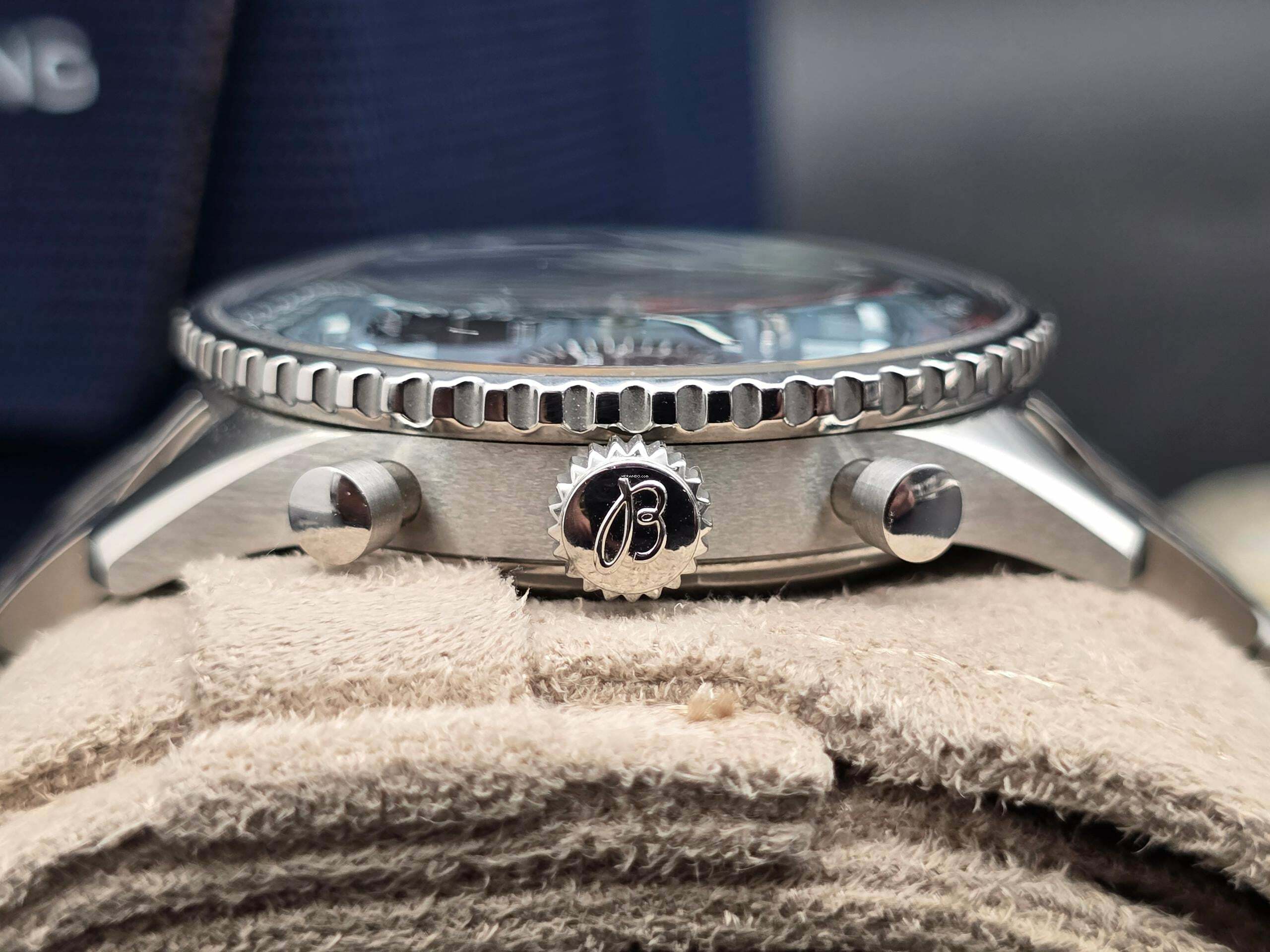 Thumbnail von Breitling Navitimer 1 B01 Chronograph 43mm AB0138241C1A1 'Ice Blue' dial Steel bracelet Very Good Full Set 6-2024 (warranty until 2032)