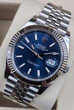 Thumbnail von Rolex Datejust 41 41mm Jubilee 126334 Blue dial Jubilee Unworn/New Condition Full Set 3-2026