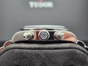 Thumbnail von Tudor Black Bay Chrono M79360N-0013 Jubilee Bracelet Black dial Very Good Condition Full Set 9-2025