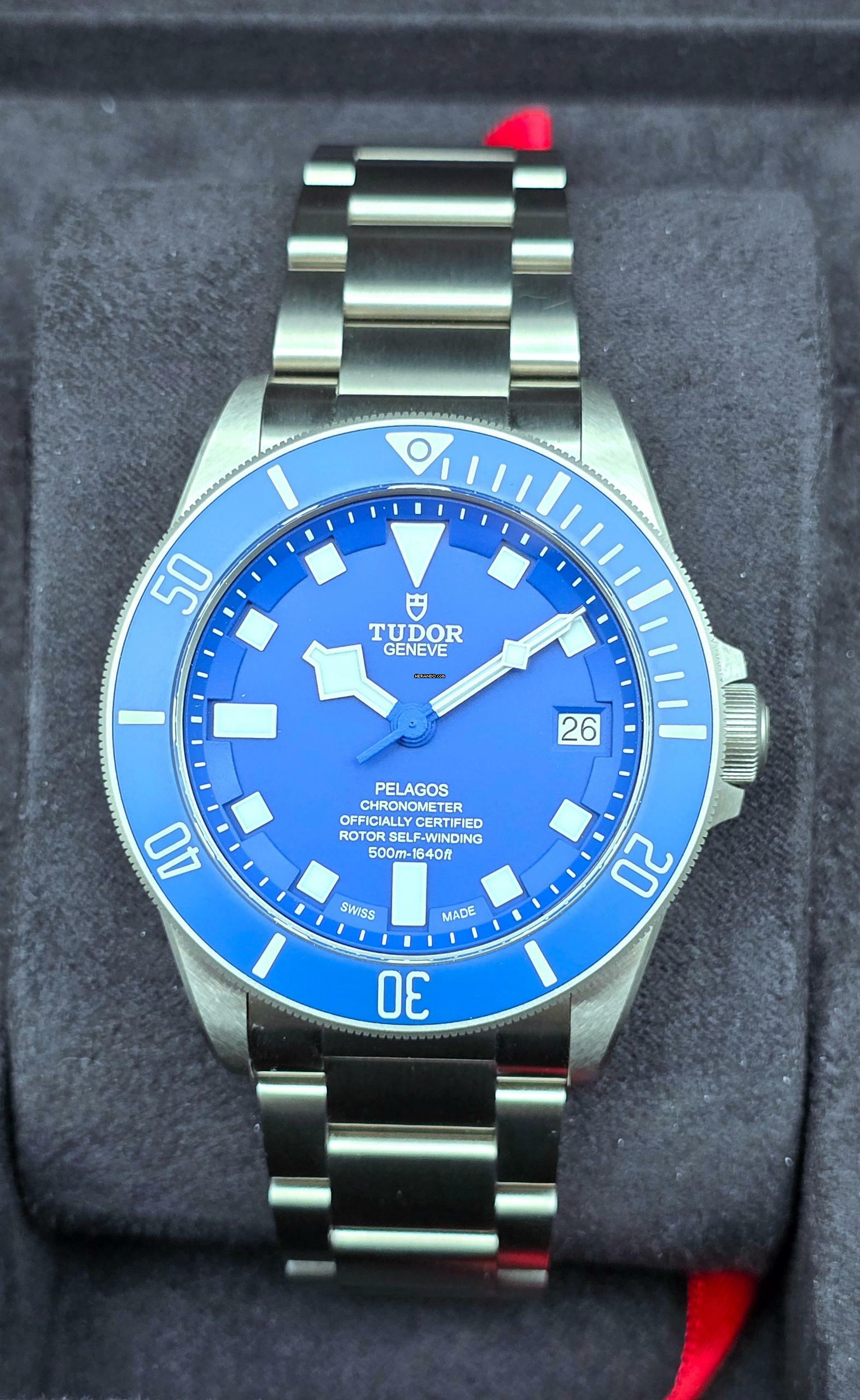 Thumbnail von Tudor Pelagos 42mm M25600TB-0001 Blue Dial Titanium Unworn/New Condition Full Set 1-2026