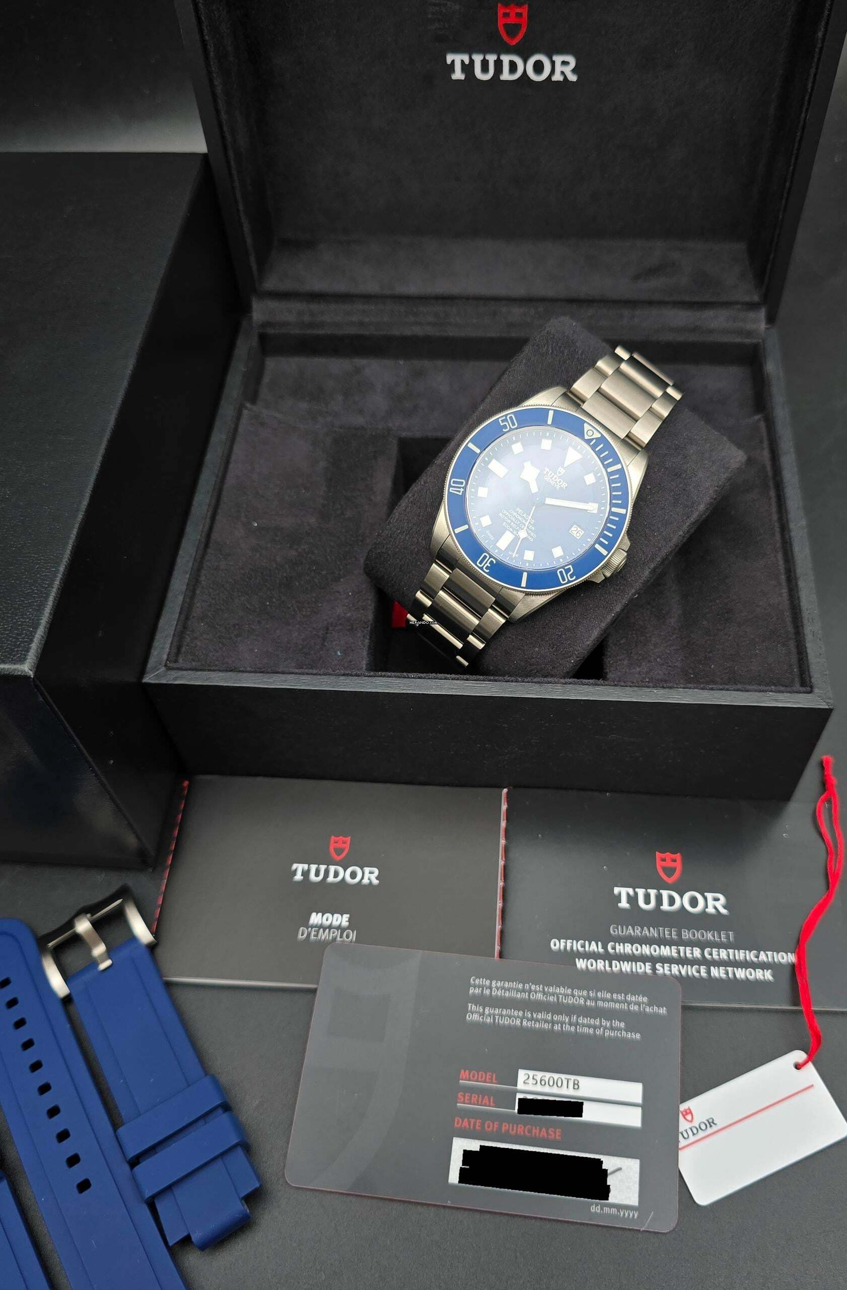Thumbnail von Tudor Pelagos 42mm M25600TB-0001 Blue Dial Titanium Unworn/New Condition Full Set 1-2026