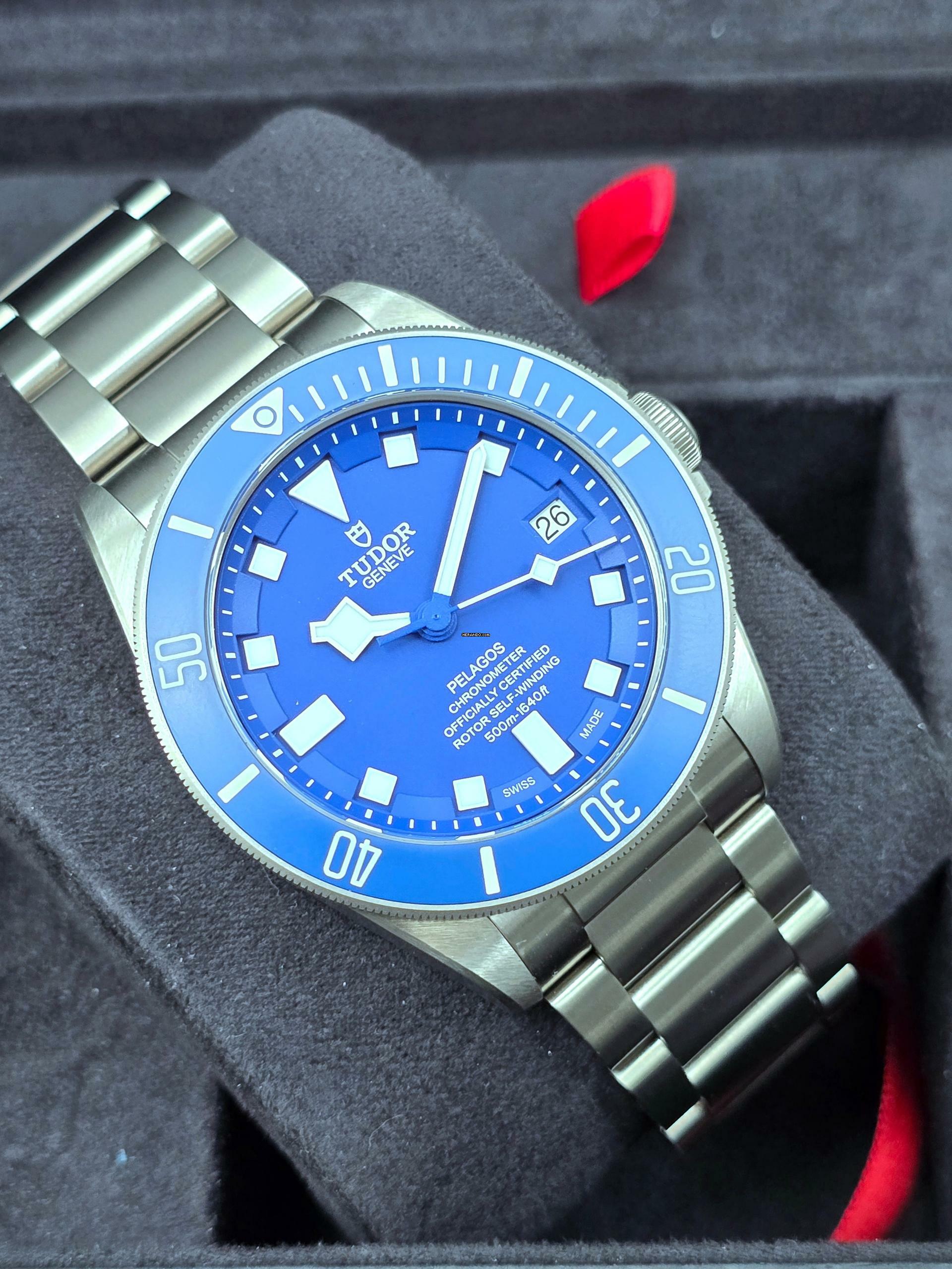 Thumbnail von Tudor Pelagos 42mm M25600TB-0001 Blue Dial Titanium Unworn/New Condition Full Set 1-2026