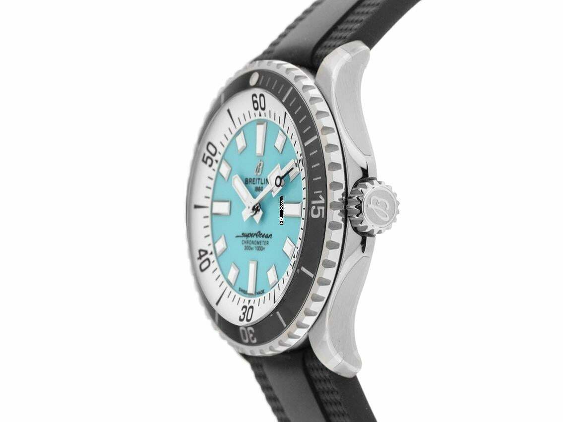 Thumbnail von Breitling Superocean 44 Automatic Ref.A17376211L2S1 2025 Full Set Ungetragen Superocean Automatic 44 Kautschuk Faltschließe
