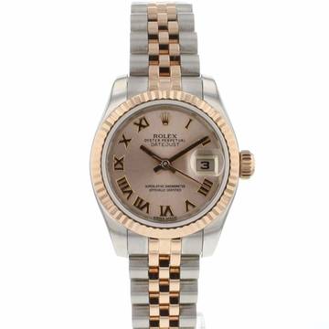  Rolex Lady-Datejust 26 Steel/Everose Jubilee Pink Roman Dial 
