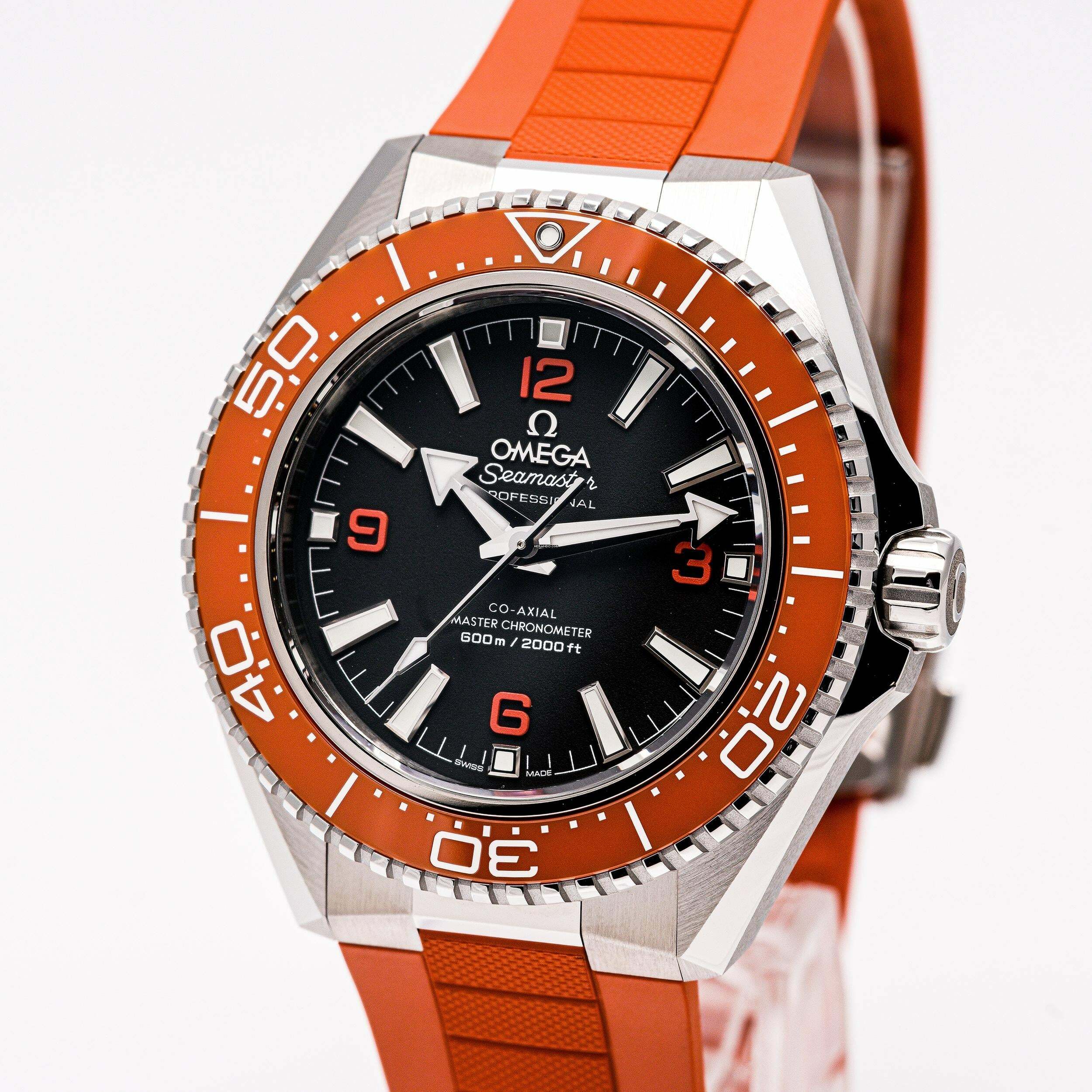  Omega Seamaster Planet Ocean 600m Orange – 217.32.42.21.01.004 – NEW & Unworn – 02/2026 Full Set 