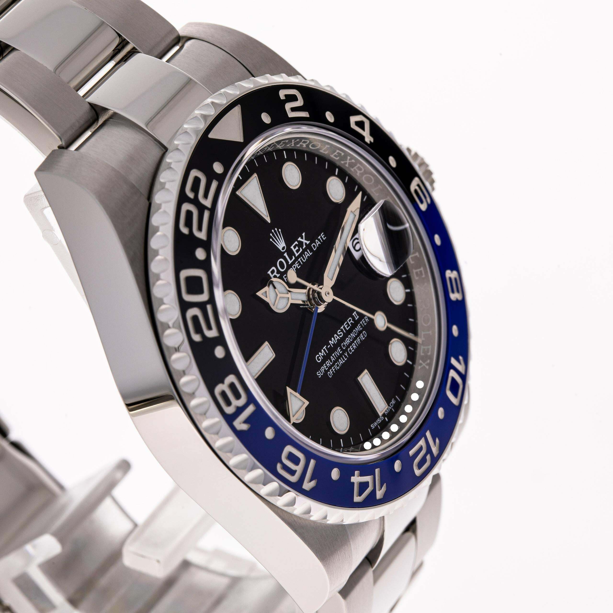 Thumbnail von Rolex GMT-Master II Batman Oyster – 116710BLNR – like NEW – 03/2017 Full Set Lc100