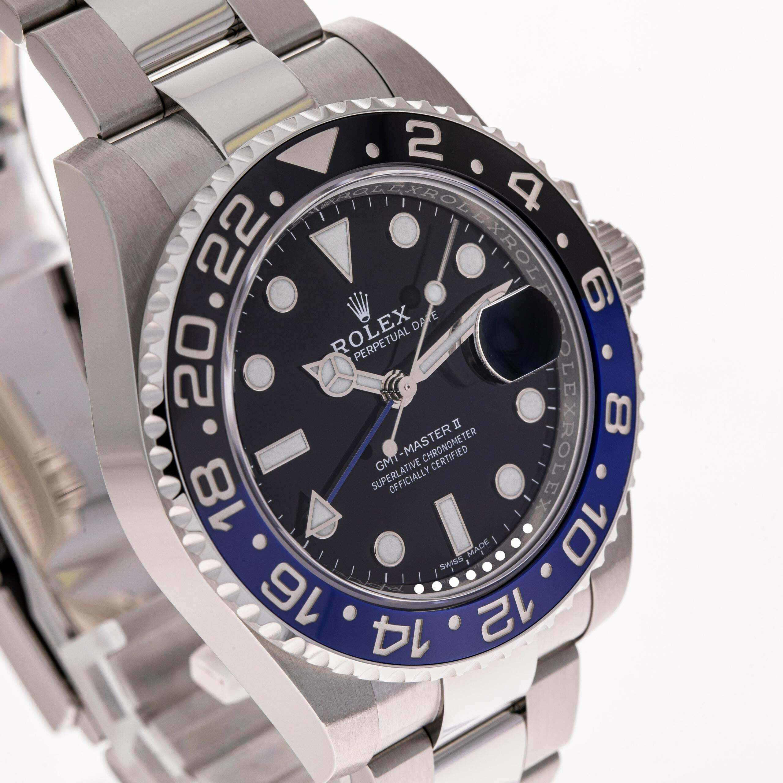 Thumbnail von Rolex GMT-Master II Batman Oyster – 116710BLNR – like NEW – 03/2017 Full Set Lc100