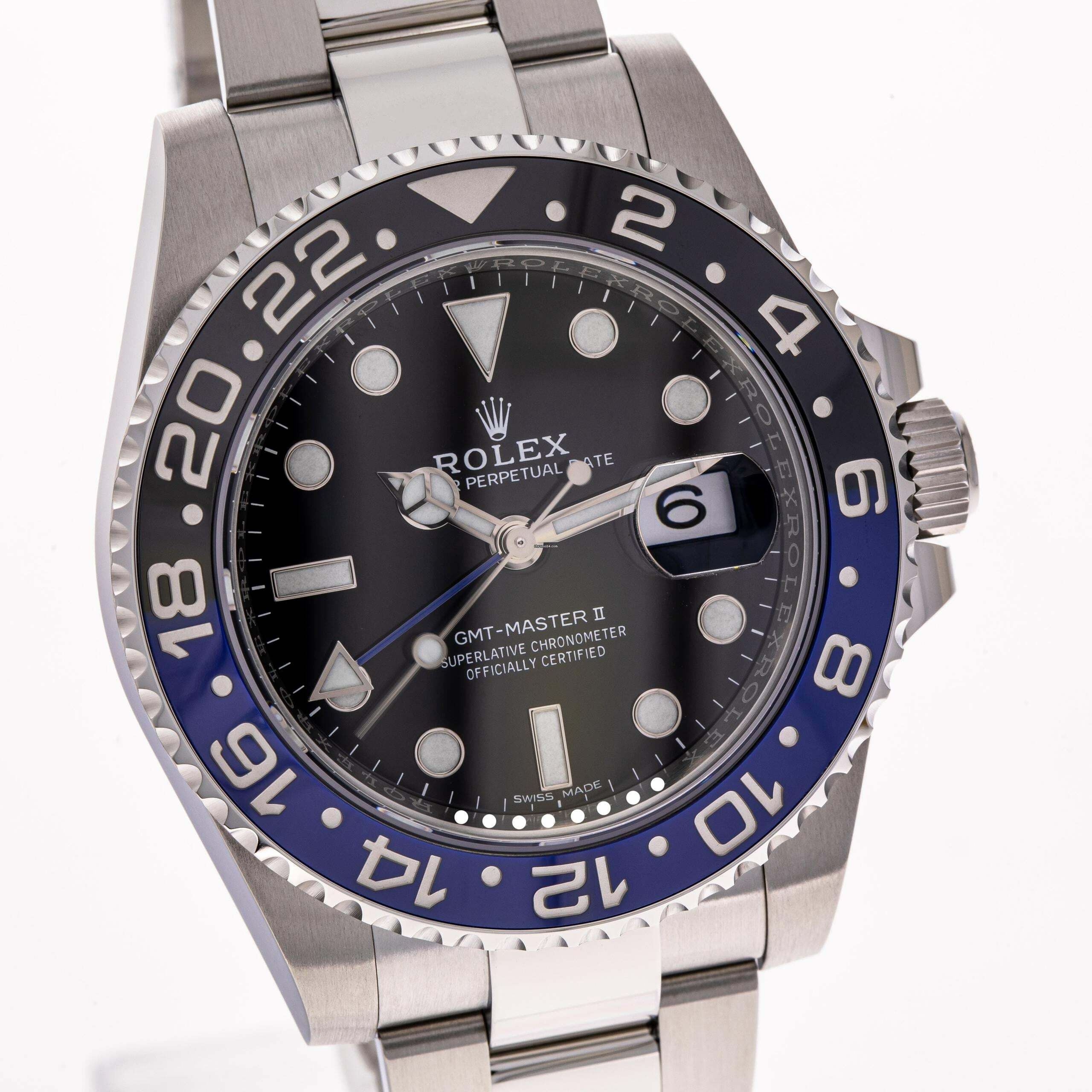 Thumbnail von Rolex GMT-Master II Batman Oyster – 116710BLNR – like NEW – 03/2017 Full Set Lc100