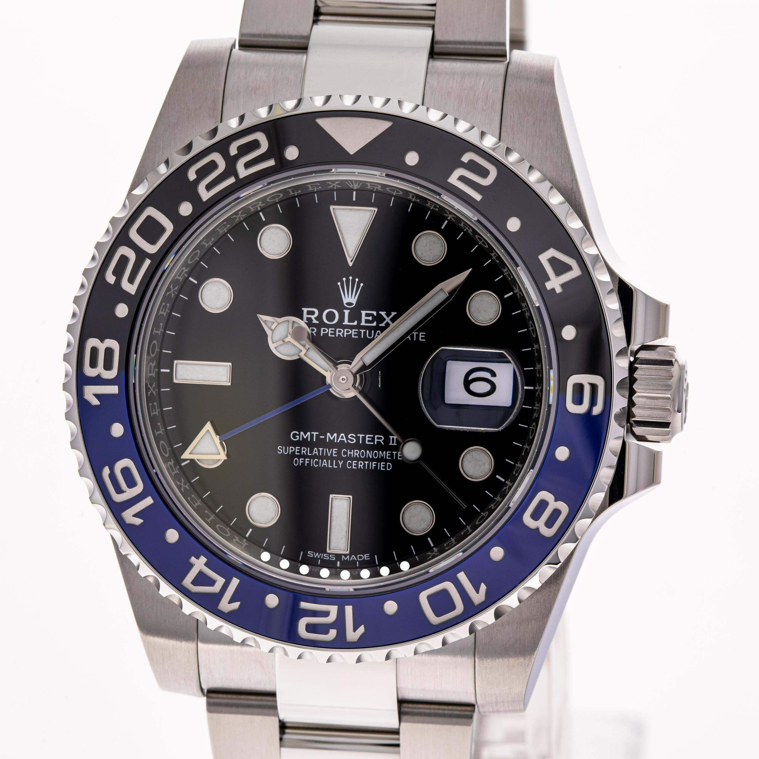 Thumbnail von Rolex GMT-Master II Batman Oyster – 116710BLNR – like NEW – 03/2017 Full Set Lc100