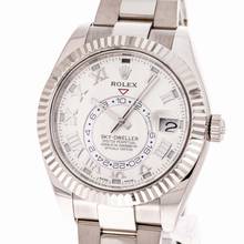 Thumbnail von Rolex Sky-Dweller Whitegold 42 White – 326939 – like NEW – 09/2014 Full Set