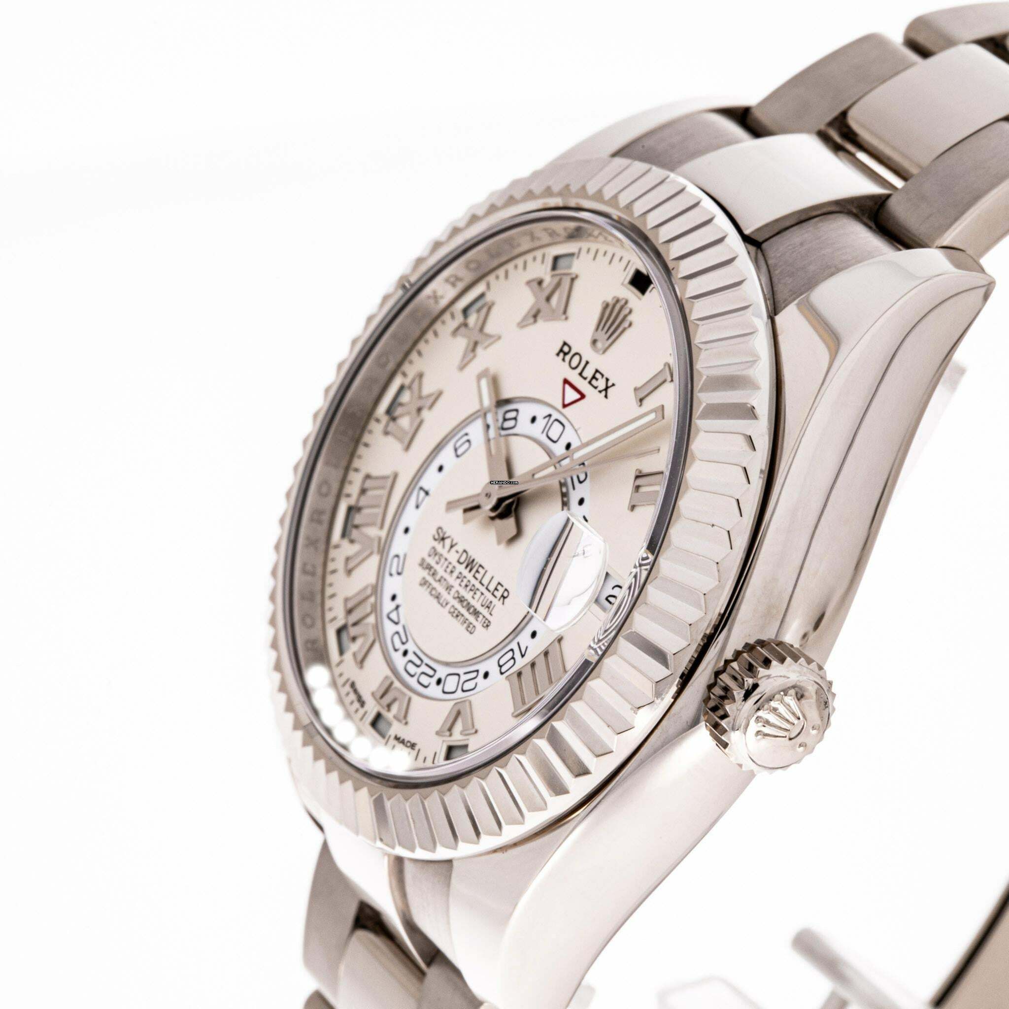 Thumbnail von Rolex Sky-Dweller Whitegold 42 White – 326939 – like NEW – 09/2014 Full Set