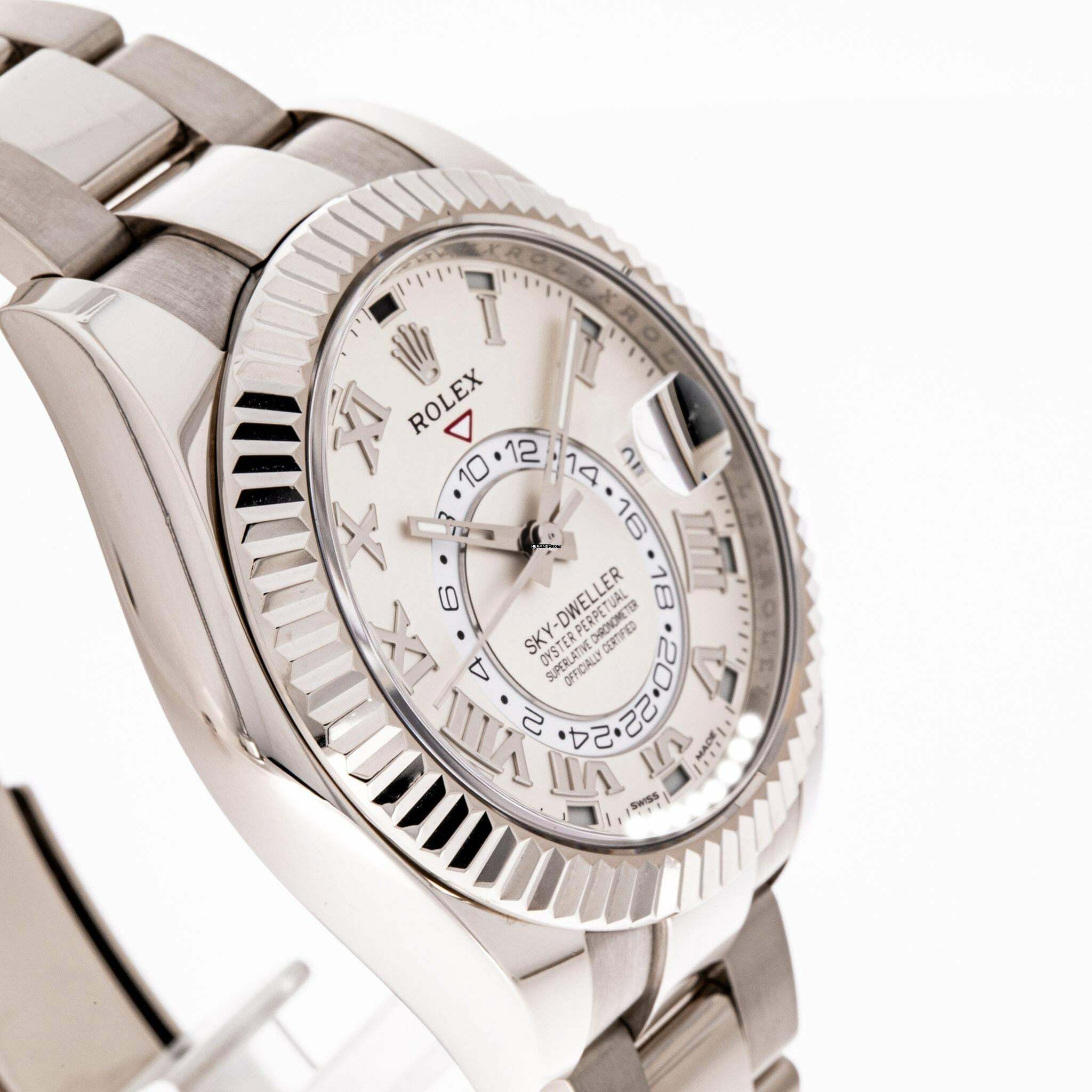 Thumbnail von Rolex Sky-Dweller Whitegold 42 White – 326939 – like NEW – 09/2014 Full Set