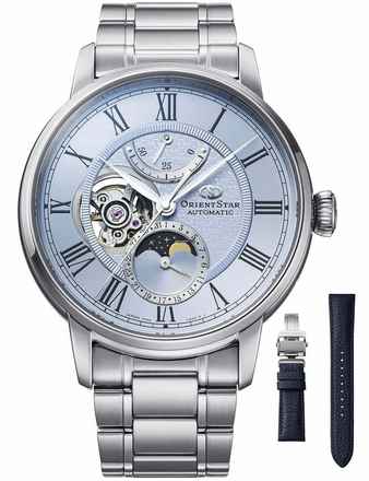  Orient Star RE-BT0007L00B Herrenuhr M45 Moon Phase 41mm 5ATM 