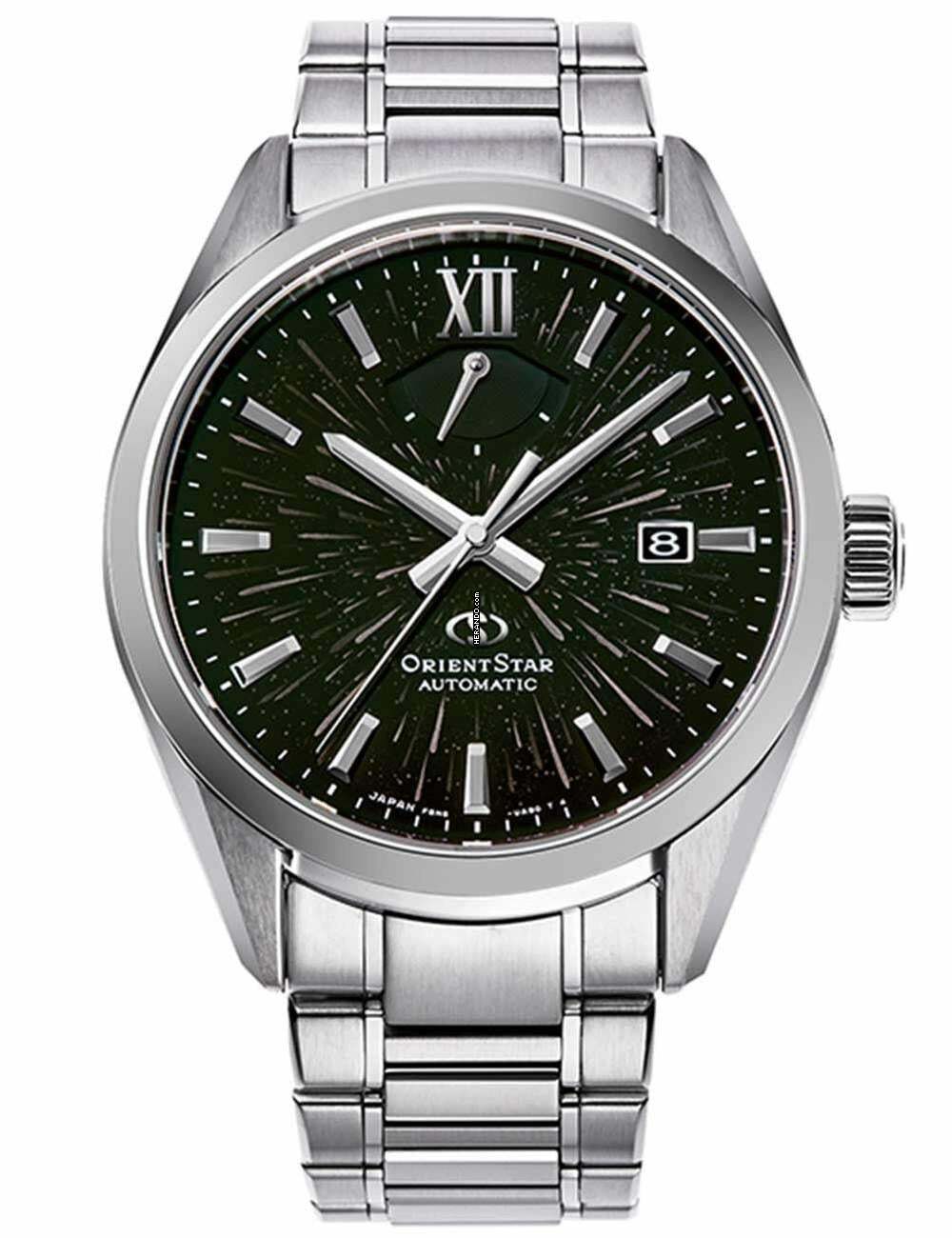 Orient Star RE-BX0009B00B Herrenuhr M34 Date Powerreserve 40mm 10ATM