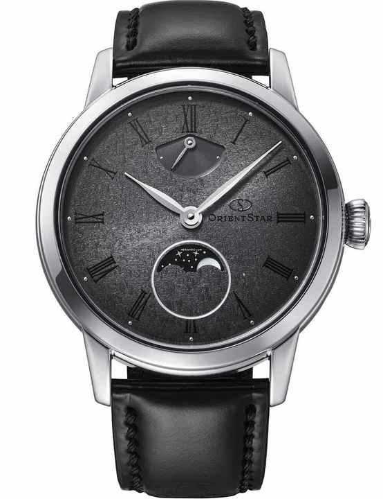  Orient Star RE-BW0005N00B Herrenuhr M45 Moon Phase 39,5 mm 3ATM 