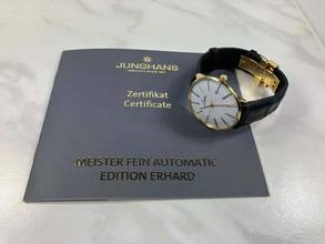 Thumbnail von Junghans Meister Fein Edition Erhard 18k Gold/Full Set