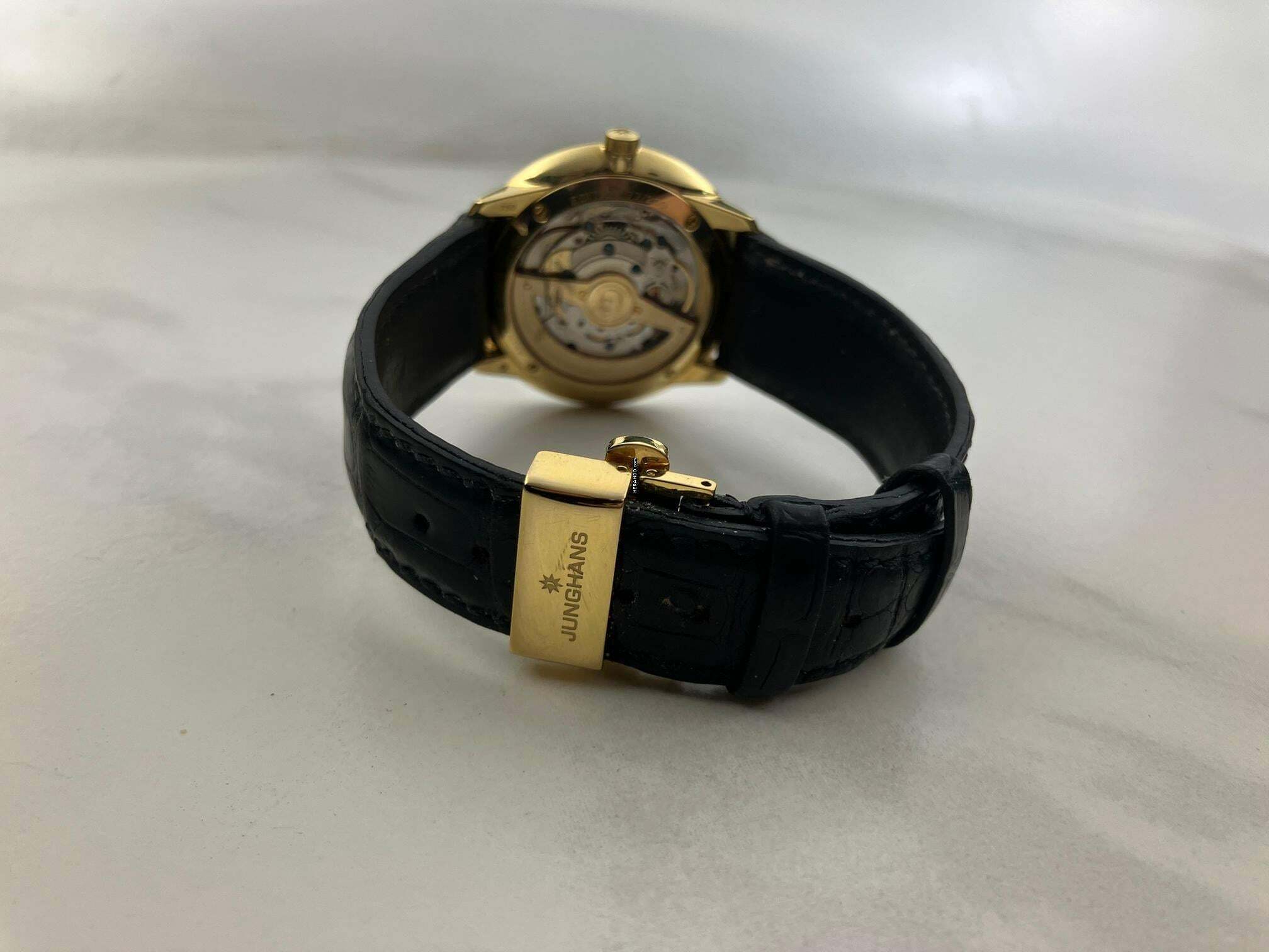 Thumbnail von Junghans Meister Fein Edition Erhard 18k Gold/Full Set