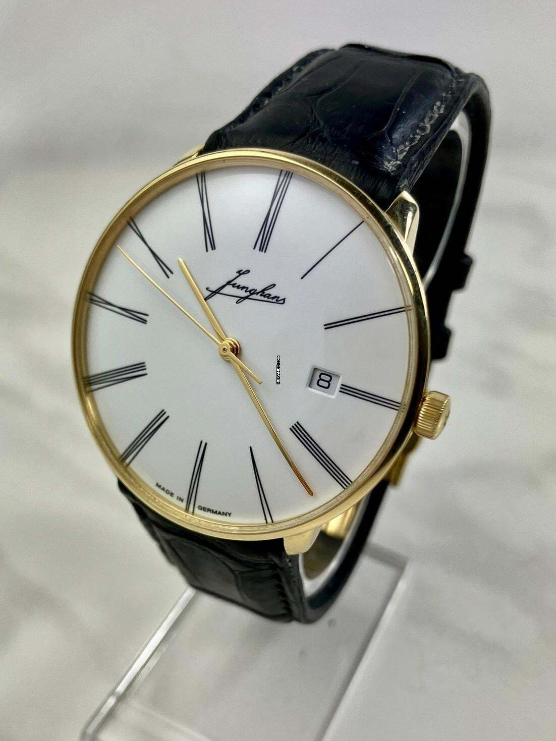 Thumbnail von Junghans Meister Fein Edition Erhard 18k Gold/Full Set