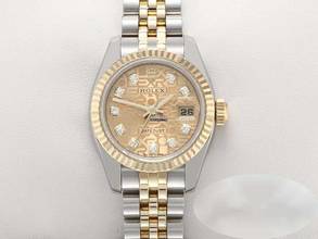 Thumbnail von Rolex Lady-Datejust 179173 2011 Stahl Gelbgold 750 Diamanten Automatik Stainless Steel 18kt Yellow Gold Jubilé-band Chronometer Oyster