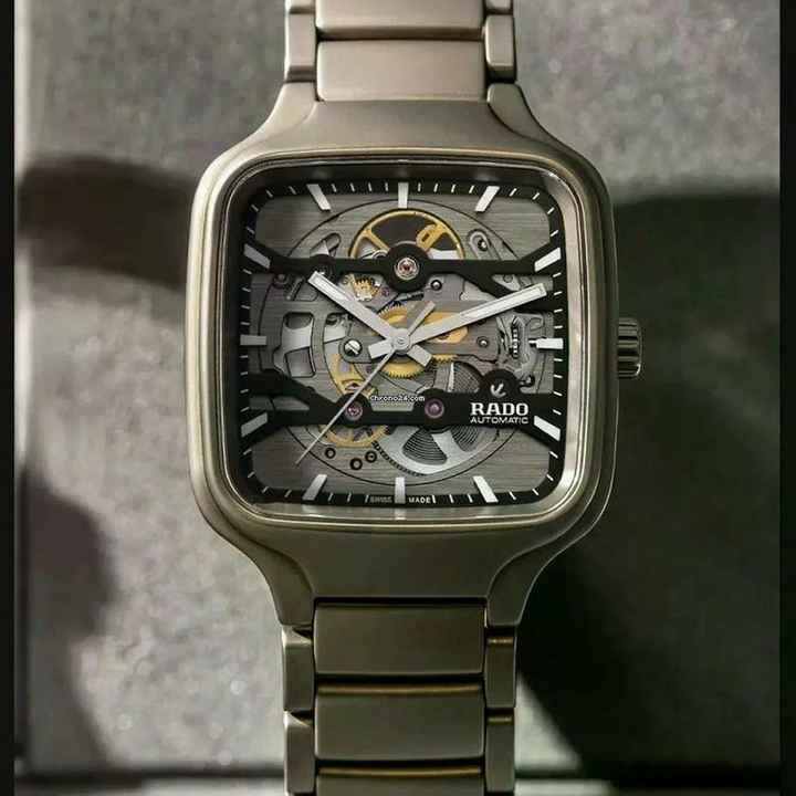  Rado True Square Automatic Skeleton NEW FULL SET 