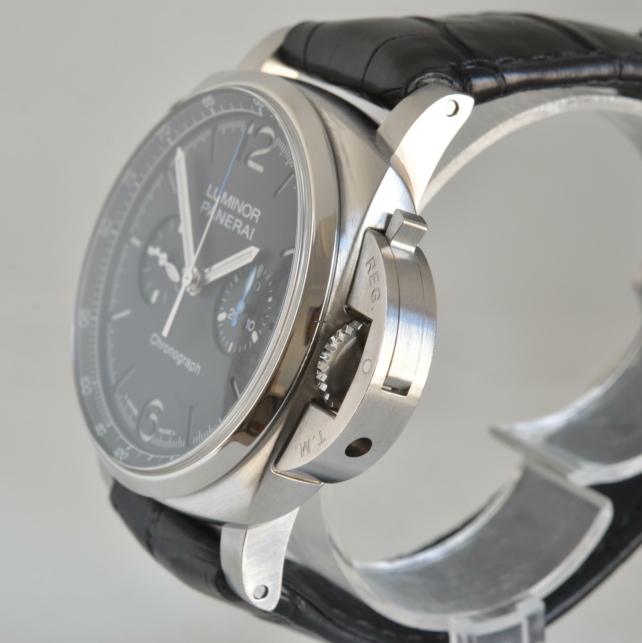 Thumbnail von Panerai Luminor PAM01109 Chronograph 44MM Full Set TOP Condition