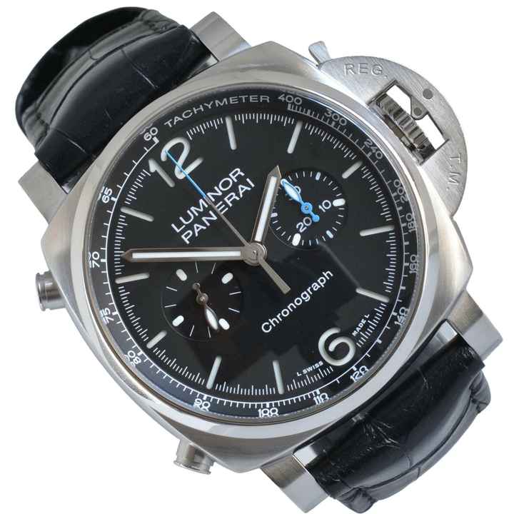  Panerai Luminor PAM01109 Chronograph 44MM Full Set TOP Condition 