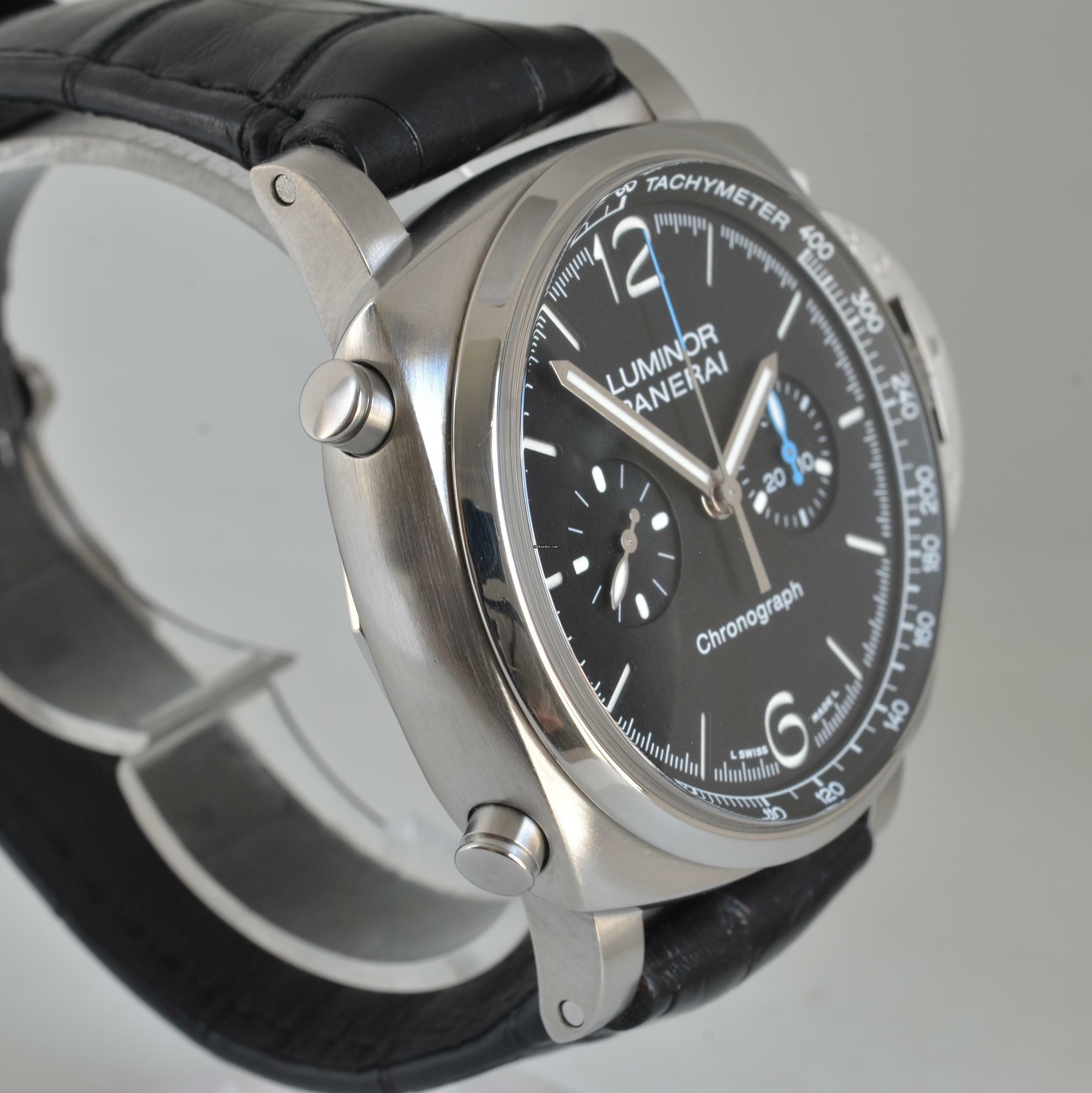 Thumbnail von Panerai Luminor PAM01109 Chronograph 44MM Full Set TOP Condition