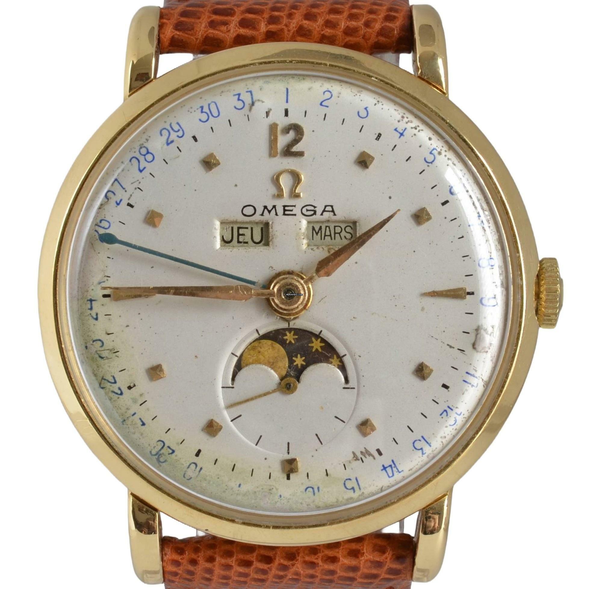 Thumbnail von Omega Seamaster Cosmic Moonphase Triple Date yellow gold 18KT 1944