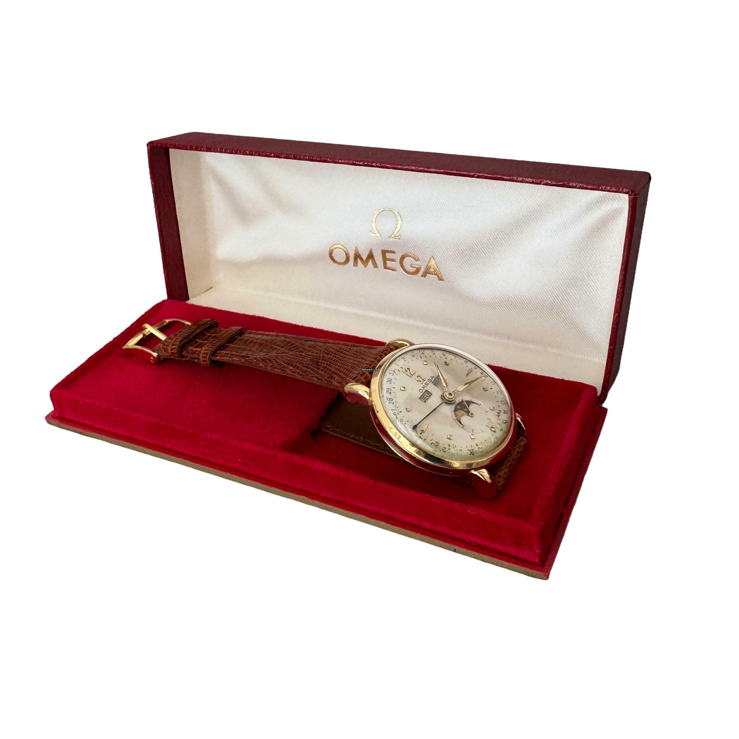 Thumbnail von Omega Seamaster Cosmic Moonphase Triple Date yellow gold 18KT 1944