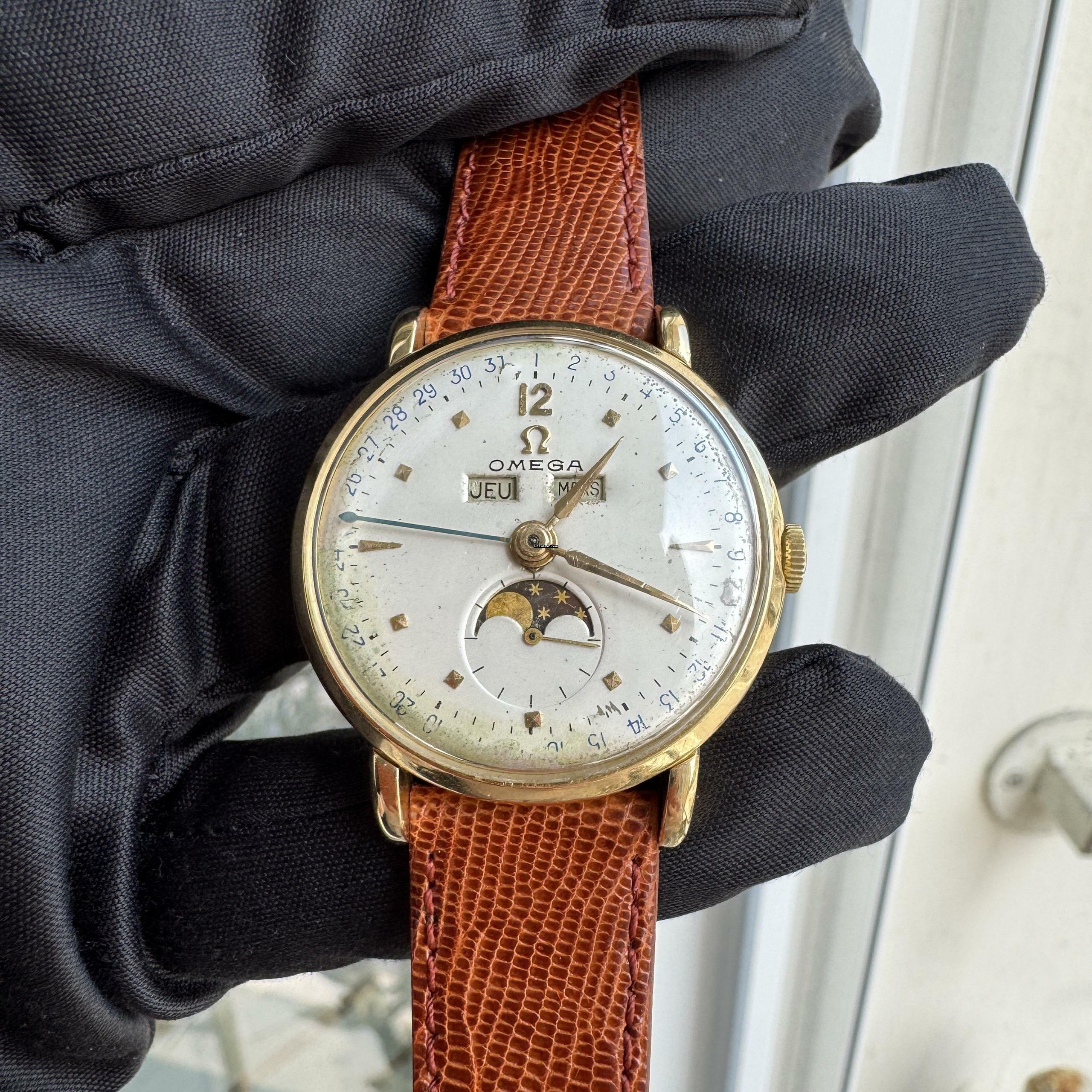 Thumbnail von Omega Seamaster Cosmic Moonphase Triple Date yellow gold 18KT 1944