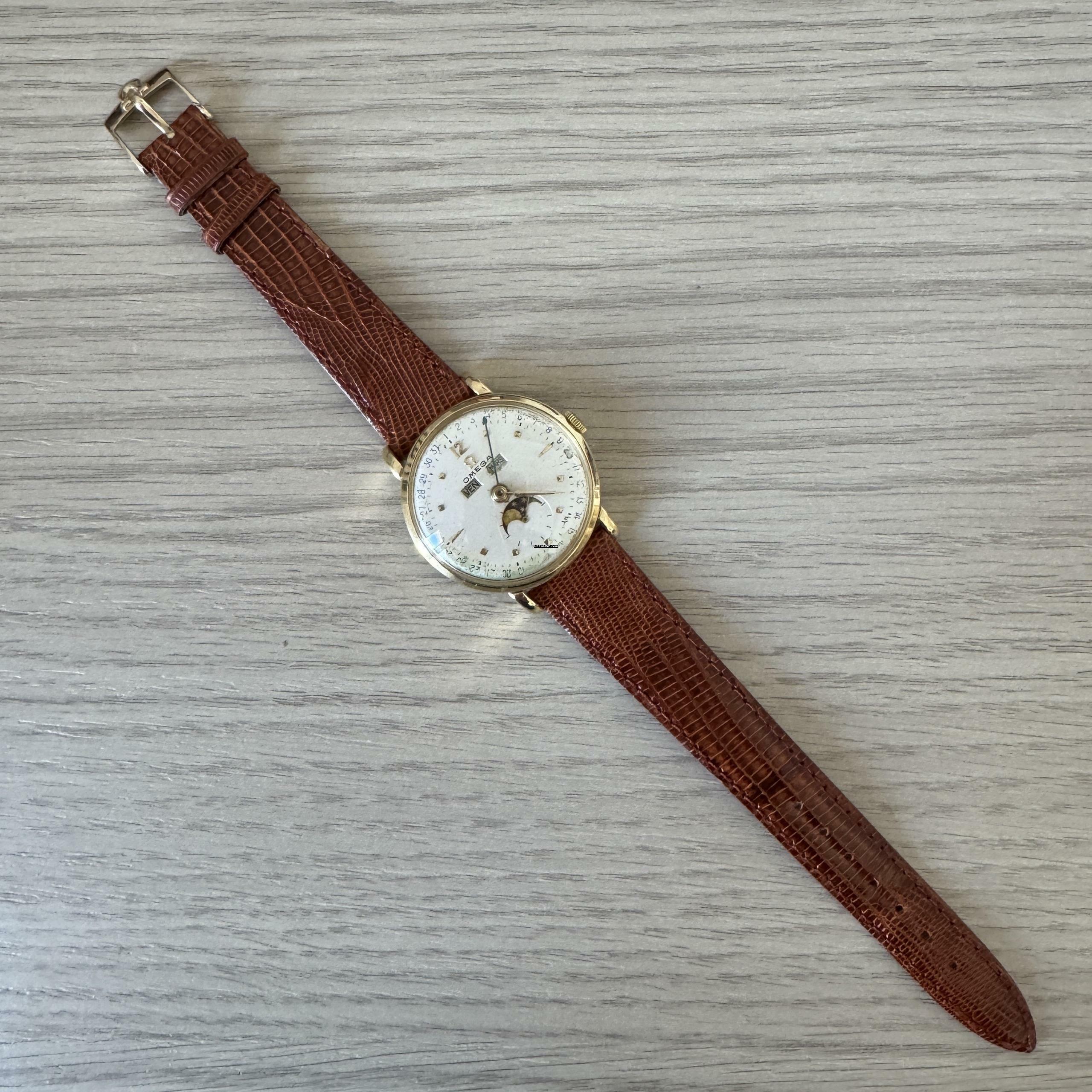 Thumbnail von Omega Seamaster Cosmic Moonphase Triple Date yellow gold 18KT 1944